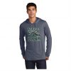 AHA Band Sport-Tek PosiCharge Tri-Blend Wicking LS Hoodie ST406